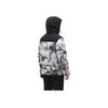 Anta Snow Mountain Full Print Casual Warm Water Resistant Hooded Short Down Jacket Unisex Jacket Pure-White 952347915-3