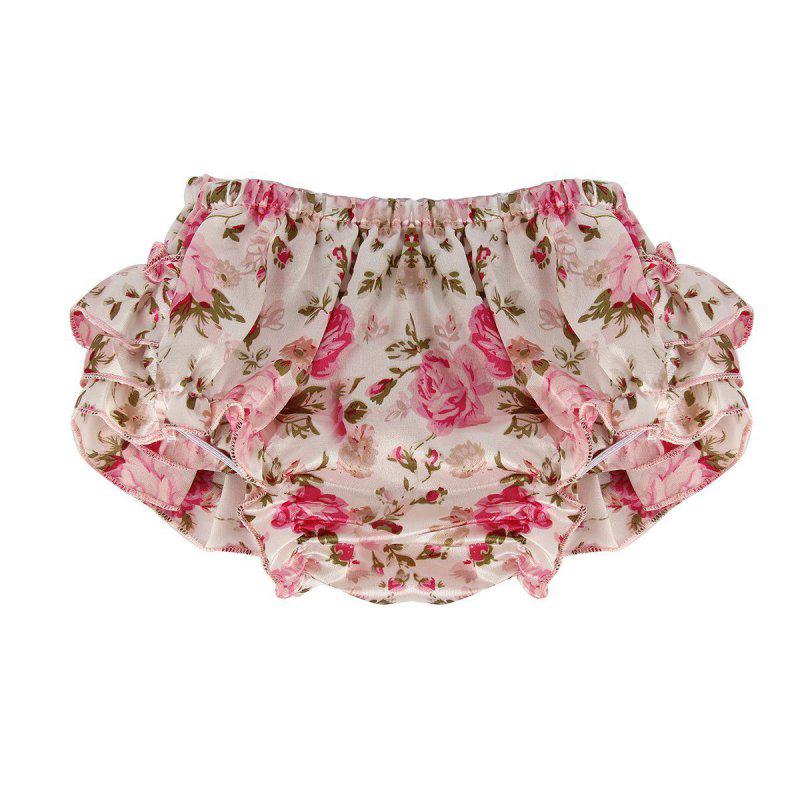Spedbarn Nyfødt Småbarn Baby Jenter Søt antrekk Kortermede topper med trykk Romper Jumpsuit Body+buksesett