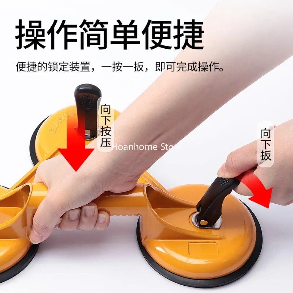 Glass Suction Tray Sucker Single Double Three-Claw Tile Sucker Floor Tile Handling Car Depression Repair Tool