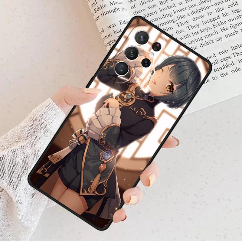 Genshin Impact Xingqiu Phone Case For Samsung Galaxy S25 S23 S30 S8 S21 S20 FE S24 S22 Note 10 20 Plus lite Ultra