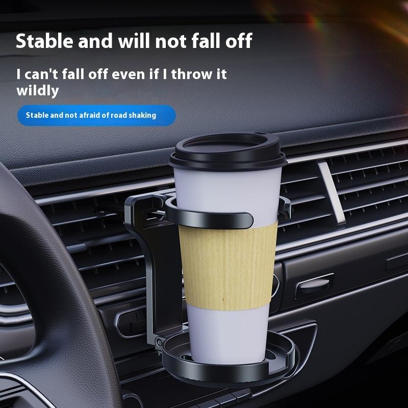 1 Piece Car Coffee Cup Foldable Stand Truck Cup Holder Anti-Slip Water Bottle Vent Mount Storage Organizer For Truck Van Rv