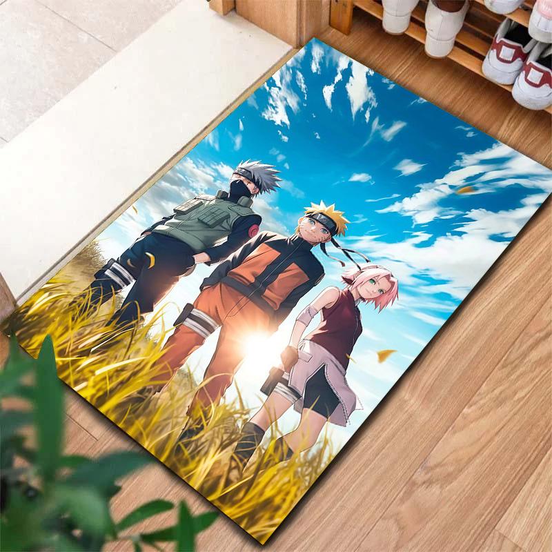 Naruto Team Celebration Carpet Rug For Living Room Bedroom Home Sofa Decoration,kids Play Nonslip Floor Mat