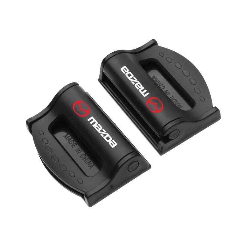 2Pcs Car Safety Seat Belt Buckle Clip Seatbelt Stopper Adjuster Clip For Mazda 3 6 CX5 2 CX3 CX9 MX5 RX8 Axela Demio MS CX5 2 Axela Demio Atenza MS