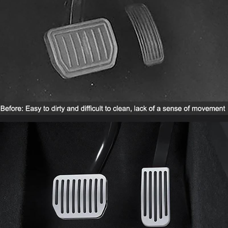 Aluminum alloy Foot Pedal For Tesla Model 3 Y Upgrade Snap-on Model Throttle Non-Slip Cover Accessories Car Styling