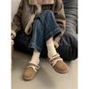 thick-soled belt buckle, velvet Birkenstocks, one pedal, fluffy shoes, and warm snow shoes and cotton shoes.