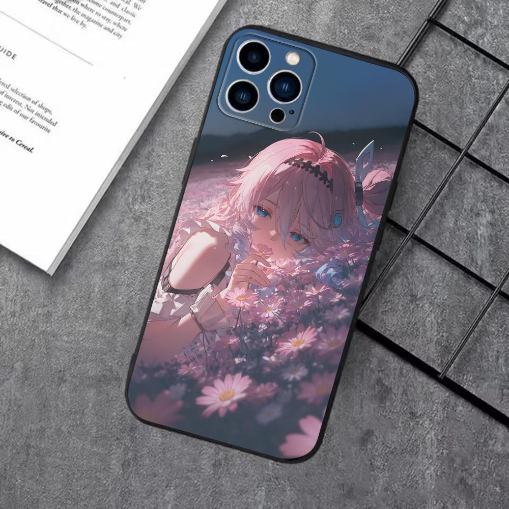 Wuthering Waves Denia Phone Case For iPhone17 16 16e 15 14 13 12 11 Plus Mini Pro Max Soft Black Shockproof Cover