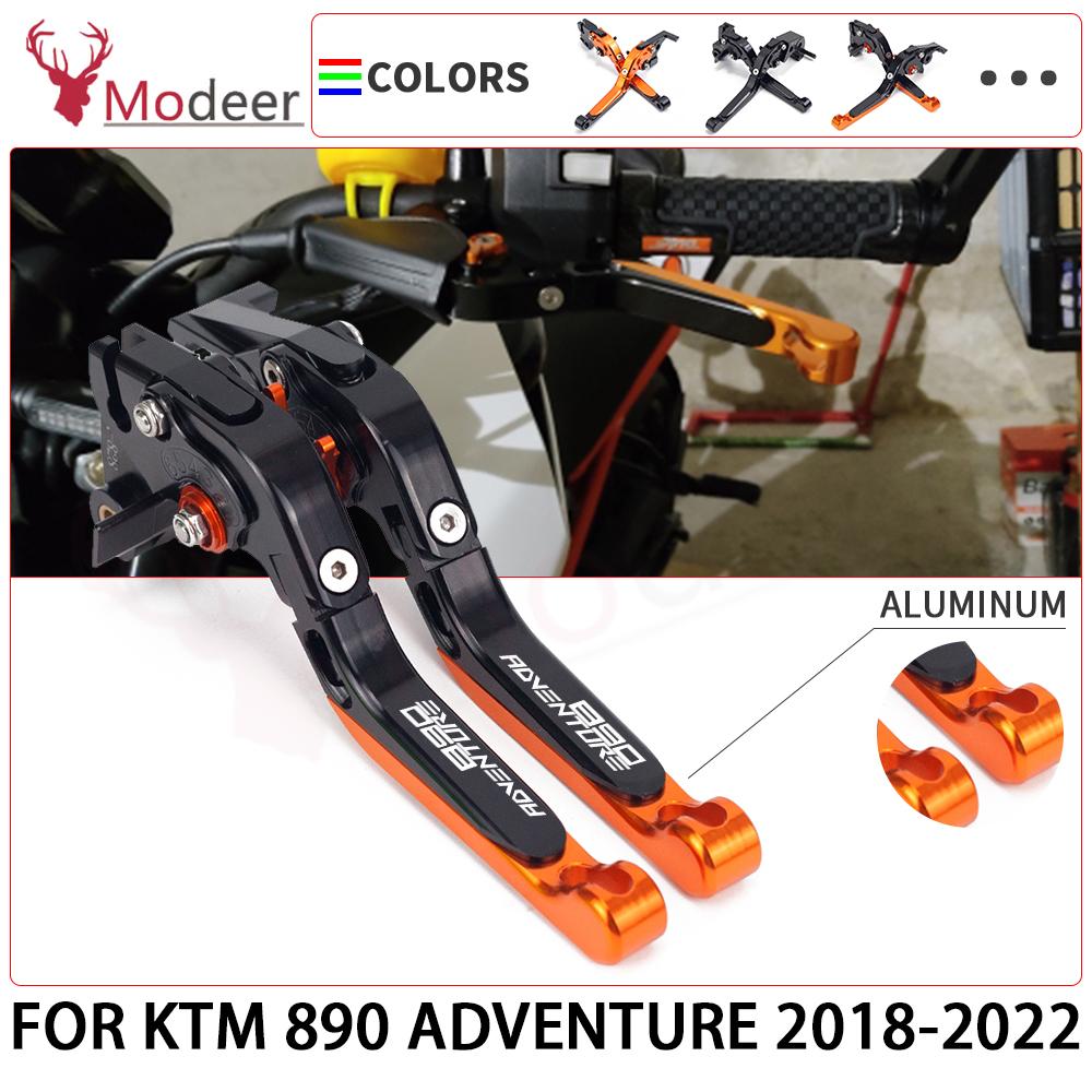 

Пара оранжевых аксессуаров для мотоциклов, рычаг тормоза и сцепления для KTM 890 Adventure 2022 890 ADV R