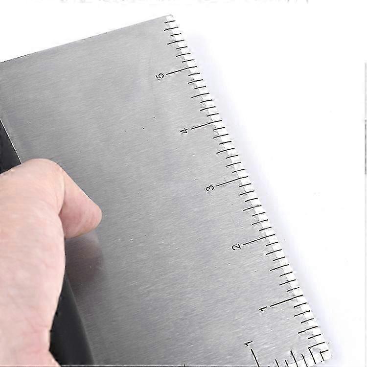 Kitchen Table Scrapers and Choppers, Stainless Steel Pastry/Dough/Food Cutting Tools for Cake Pizza Bread, Grilling, Baking Cooking - 1 Pack