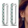 925 Sterling Silver Love Feather Moon Star Heart Earrings Fit Original Charms Hoop for Women Girls Stud Earring Jewelry Gifts