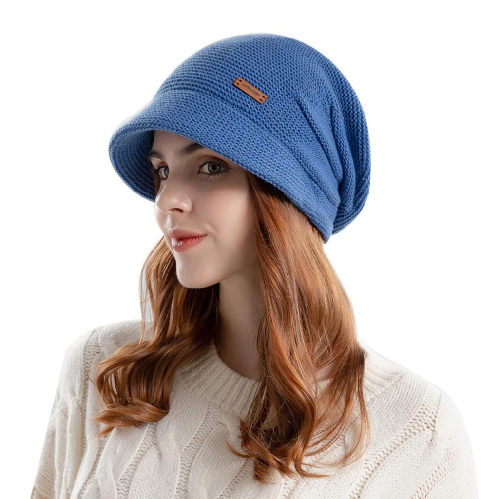 Velvet, Stacked Hat, Female, Outdoor, Warm, Hooded Hat, Ear Protection Hat