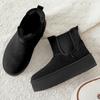 Shoes women's shoes versatile cotton boots winter new velvet thickened one-pedal snow boots thick-soled non-slip cotton shoes 2025