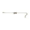 25B Herbst Winter Markenlogo Metallarmband Unisex-Armband Gold ABG395-B21903-U3573