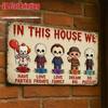Metal Wall Sign Anime Horror Corpse Party Scene 20x30cm Decor
