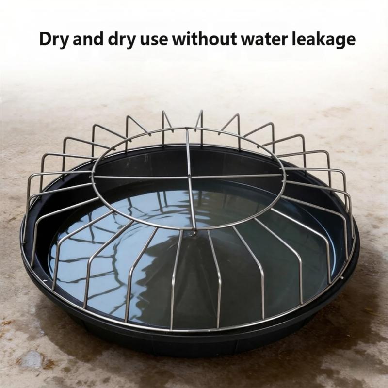 Poultry Feeding Tray 14/24/30 Slots, Efficiently Control Food Spill Trough Chicken and Pigeons Feeder
