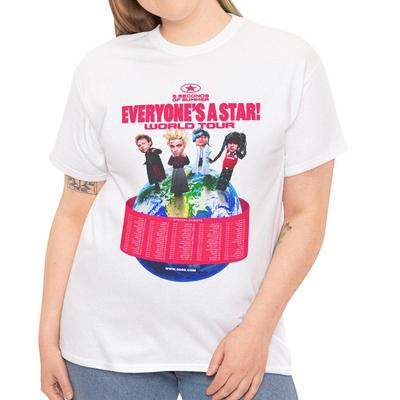 5 Seconds Of Summer Tee, Everyone's a Star World Tour Shirt, Cartoon 5SOS T-Shirt