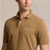 Polo Ralph Lauren Solid Color Logo Embroidered Casual Short Sleeve Polo Shirt Men Tops Brown Yellow MNPOKNI1N822948-270