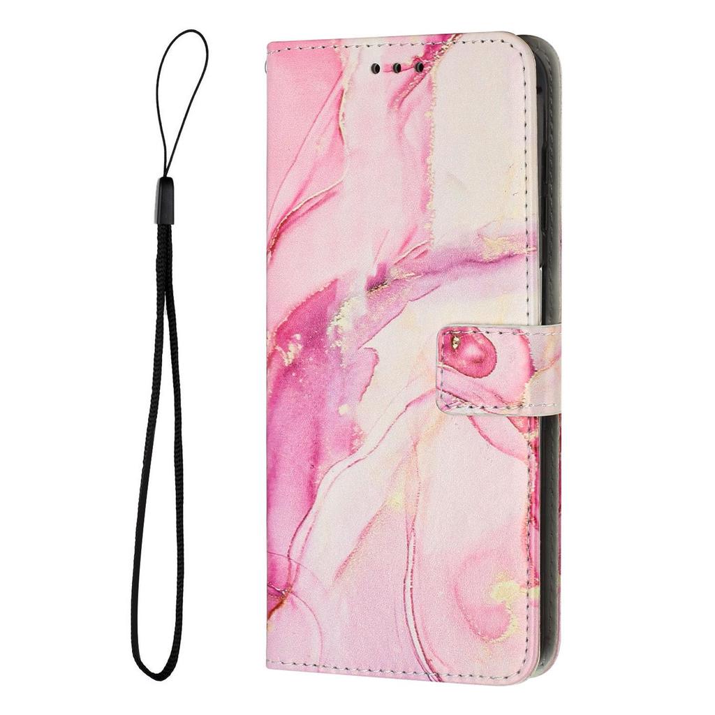 INFINIX GT 50 PRO 5G Painted Marble Leather Flip Case with Card Holder