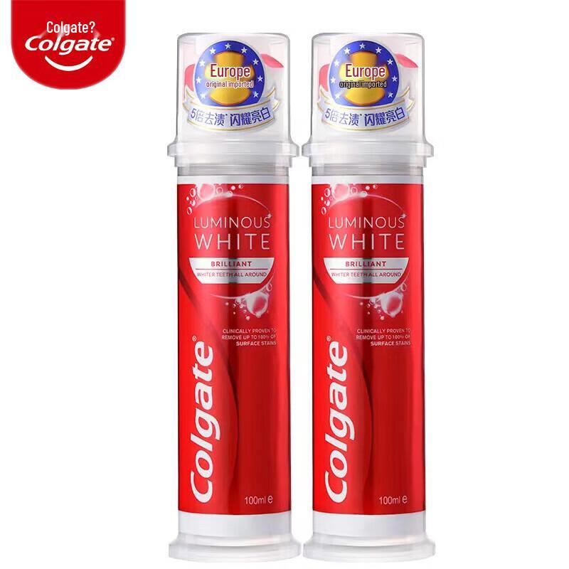 

Colgate European Imported Press Pump Whitening Toothpaste