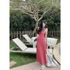 Small 145 pure desire sexy babes pink suspender dress 150 seaside vacation beach hip dress