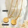 Spicy Girl Autumn & Winter Hip Hop Portrait Pendant Sweater Necklace M002-3