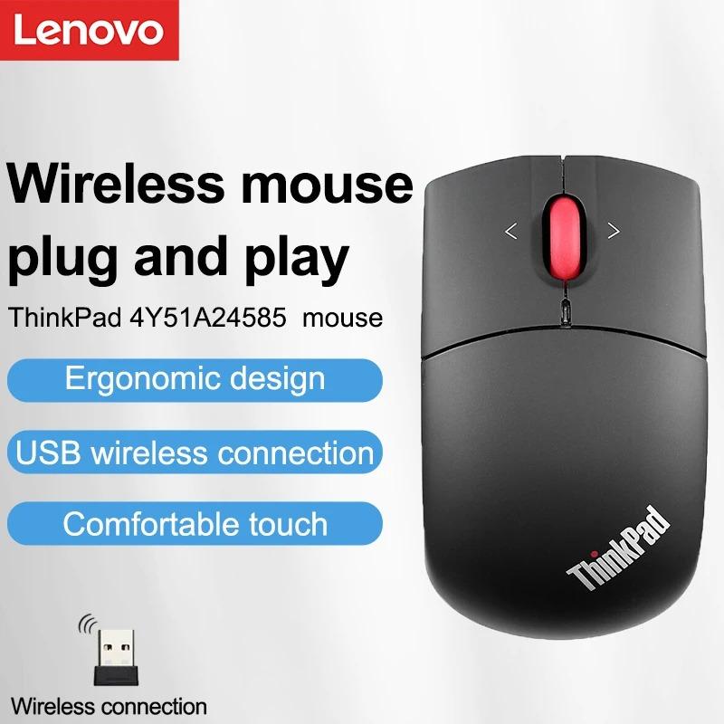 Kabellose Maus Lenovo ThinkPad Kabellose Lasermaus Büromaus Schwarz