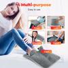 3 Temperature& 9 heat levels  Electric Foot Heating Pad Setting Heating Pad Soft Flannel Fast Heating Feet Warmer