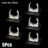 1/5Pcs Punch-free Water Tube Holder Garden Irrigation Tube Clip Connector Self-adhesive Pipe Clamp