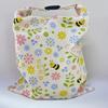 Reusable Beeswax Bread Bags Beeswax Coated Cotton Fresh-Keeping Bread Bags 43*33cm Zipper Closure Bread Storage Bags Freezer Use