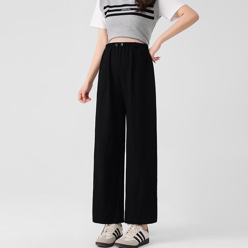 Summer Thin Maternity Wide-Leg Pants - 2026 Casual Non-Constricting Cropped Style 2XL