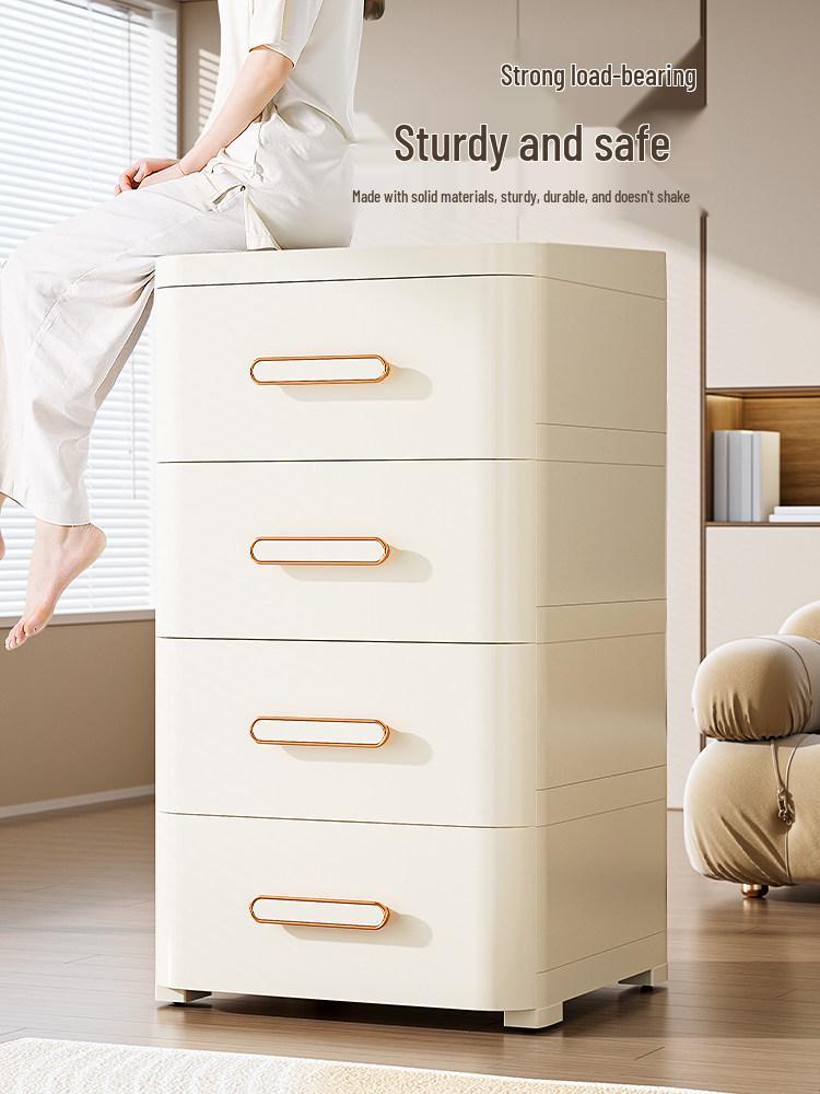 Thickened Drawer Storage Cabinet: Versatile Under-Desk, Living Room & Bedroom Organizer