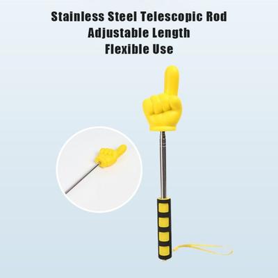 High Quality Finger Reading Sticks Telescopic Rod Finger Design Whiteboard Hand Pointer Teaching Tools School Office Supplies