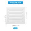 PATIKIL 300 X 300 Mm Aluminum Air Vent Covers for Natural Ventilation, Home Renovations, Bathrooms, Kitchens, and Wall-Mounted Home Use, Includes Scre