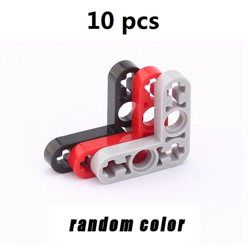 Moc High-tech Parts  Beam Thin with Axle Hole L-shape DIY Building Blocks  Accessories Education Toy Compatible with Lego Bricks