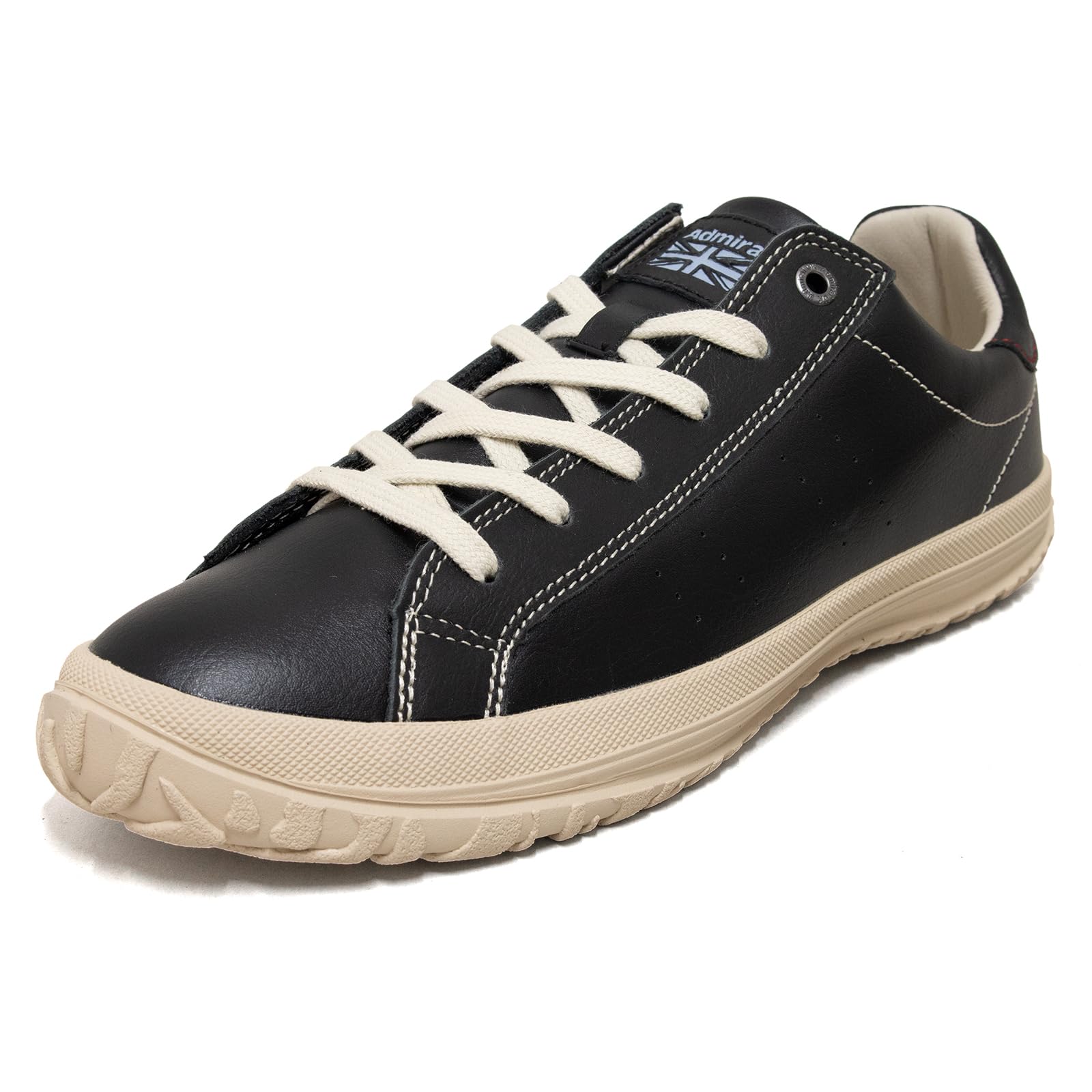 

Admiral LEO AD815 Men s Sneakers, Black, Size 25.5cm