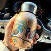 Double Wall Water Bottle 300ml Pocket Cup Cute Coffee Mug  Outdoor Travel Office
