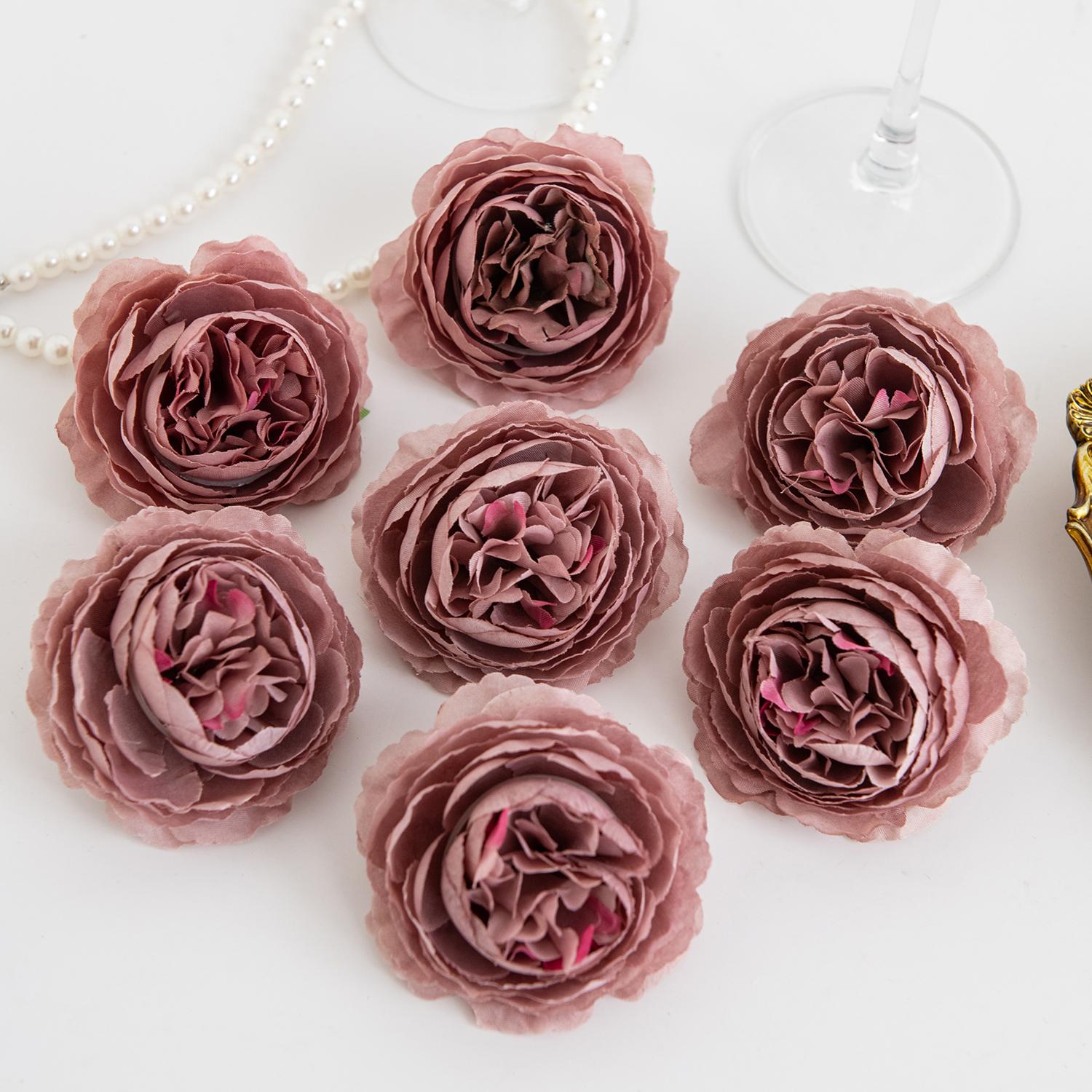 

Искусственный Цветок Пион Стебель Комбинация Уличный Двор Сад Свадьба Свадебный Букет Домашняя Ваза Праздничный Венок DIY Подарочная Коробка Декор 5pcs