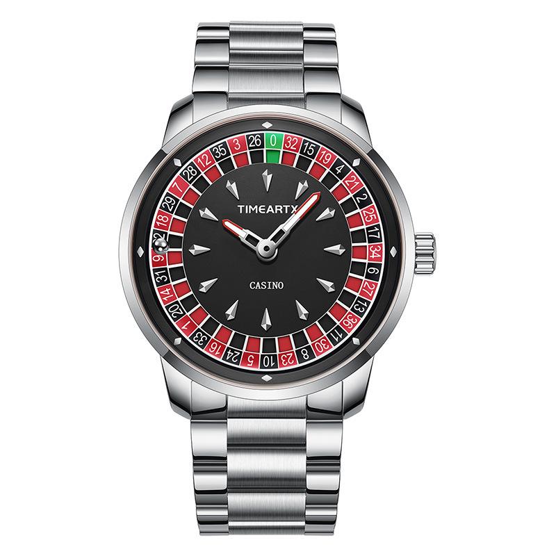 Men's Luminous Waterproof Leather Strap Quartz Watch - Stylish & Trendy