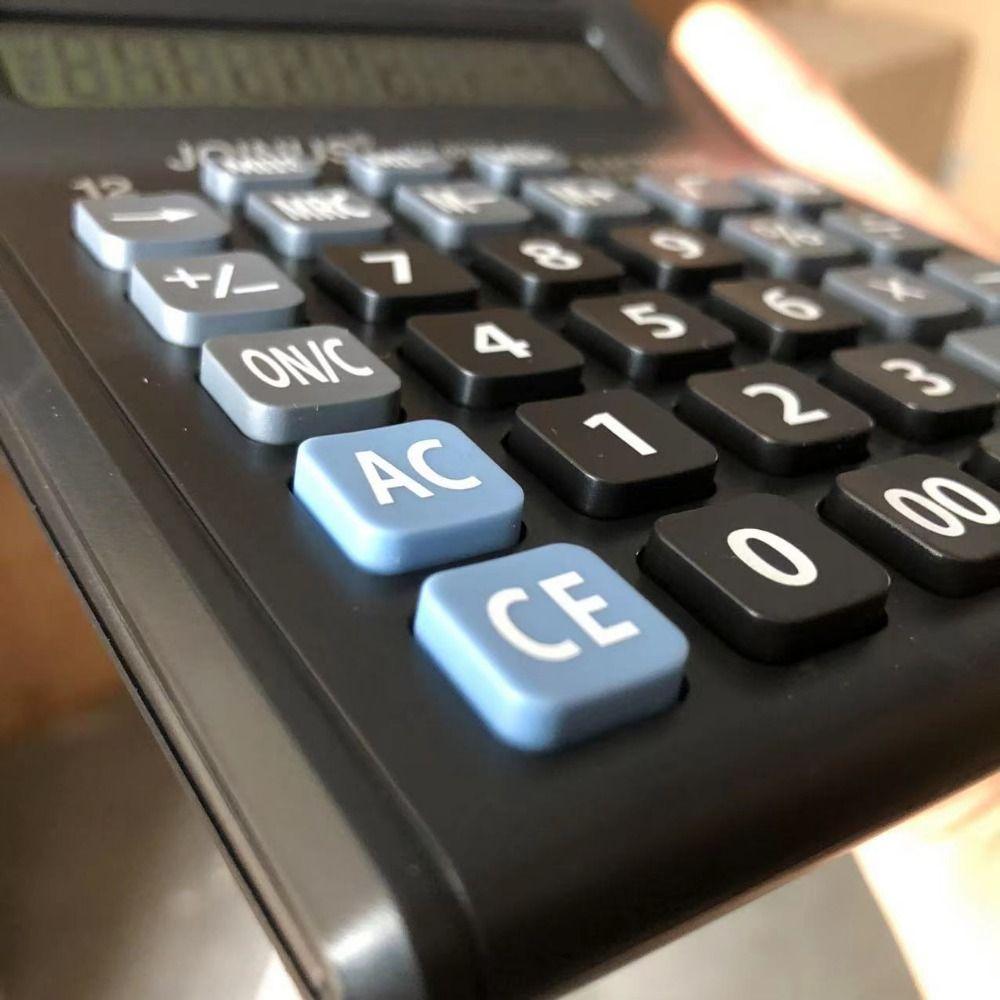 Stationery Mechanical Calculator Large Screen Display Finance Calculator  Student Use