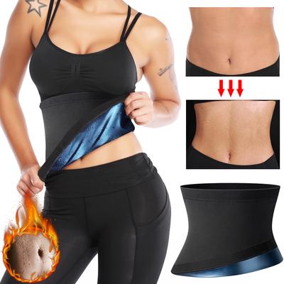 Sauna Sweat Band Hot Waist Trainer Modeling Strap Slimming Belt Weight Loss Fat Burning Body Shaper