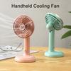 Ventilatore da Scrivania Retro Silenzioso Potente Piccolo Ventilatore da Tavolo 3 Velocità Ricaricabile USB Ventilatore Personale Portatile con Testa Inclinabile Regolabile per Camera da Letto Cucina Ufficio