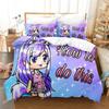 Anime Kawaii The Gacha Girl 3D NEW Duvet Cover Pillowcase Bedding Set Adult Girl Bedroom Decoration Children Single Double Large