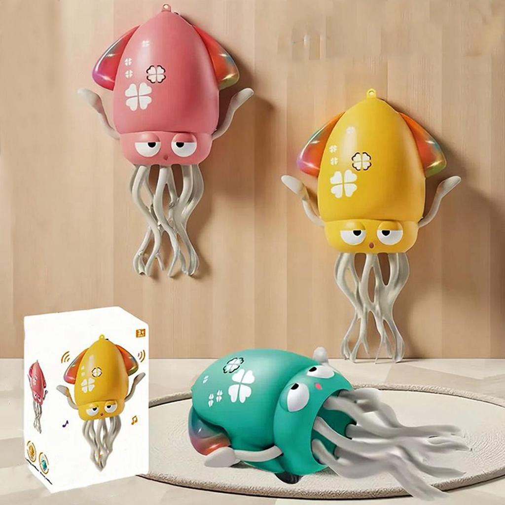 Automatic Dancing Octopus Toy Luminous Musical Octopus Dancing Toy With LED Lights Baby Musical Animal Stress Relieve Toys