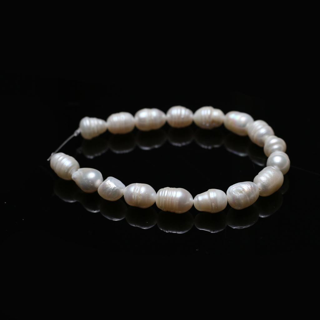 1String, White Artificial Pearl Beads for Jewelry Making DIY Necklace Bracelet Anklet Accessories, Holiday Gifts Wedding Birthday Party Crafts 18cm