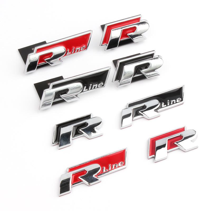 Volkswagen Lavida, Sagitar, Golf R, CC, Magotan, Polo Grille & R-Line Tail Badge Decals