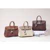 Platinum Bag Swift Leather and Suede 25/30CM Double Shoulder Strap Women's Bag Single Shoulder Messenger Versatile Fashion Handbag Bag