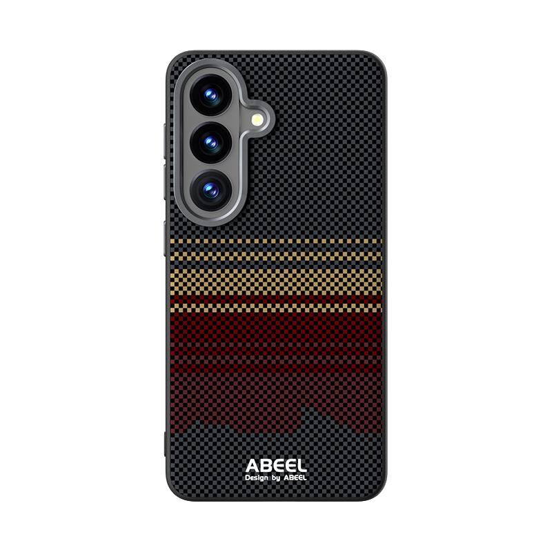 For Samsung Galaxy S26 Ultra Plus Case Magsafe Magnetic Wireless Charging Carbon Fiber Deer Pattern Mobile Phone Case Galaxy S26 Ultra