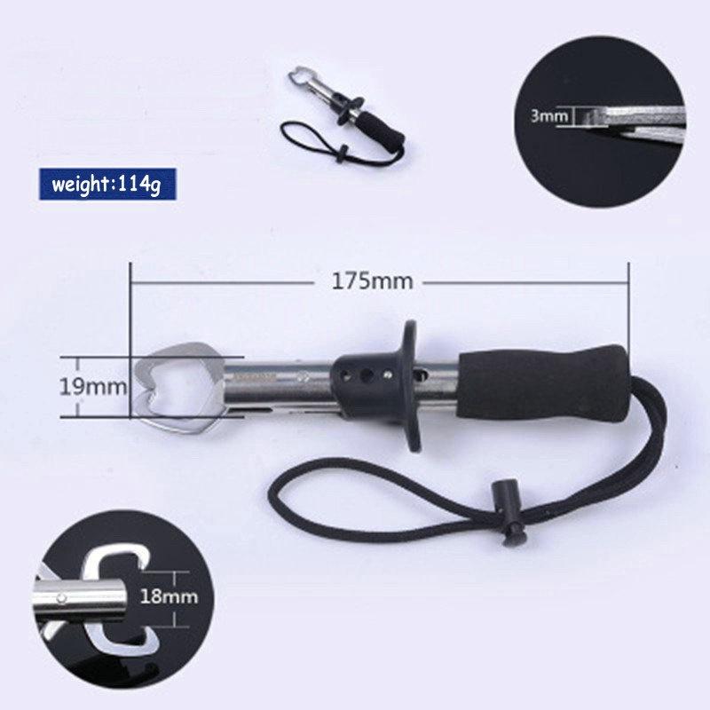 New Fish Grip Lip Trigger Lock Gripper Clip Clamp Grabber Fish Plier Grab Fishing Tackle Accessory Tool