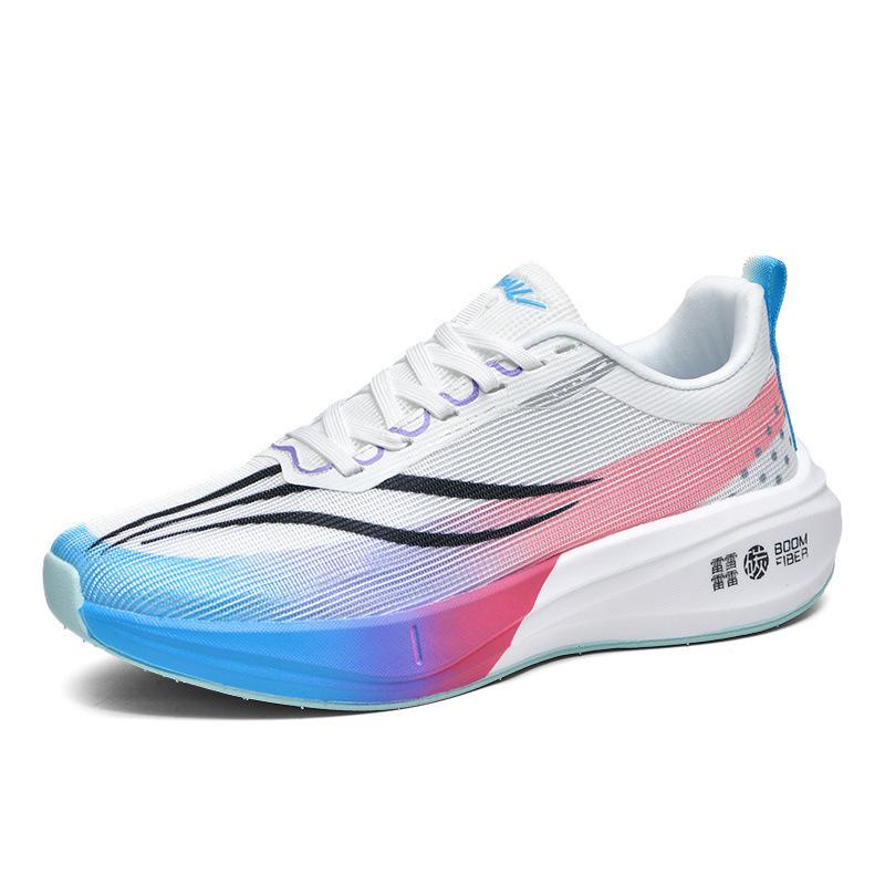 Summer running shoes men's carbon plate shock absorption small size sports shoes breathable couple casual travel shoes professional running shoes