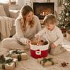 Multi-functional Hand Woven Storage Basket Xmas Theme Sundries Storage Box  Bedroom