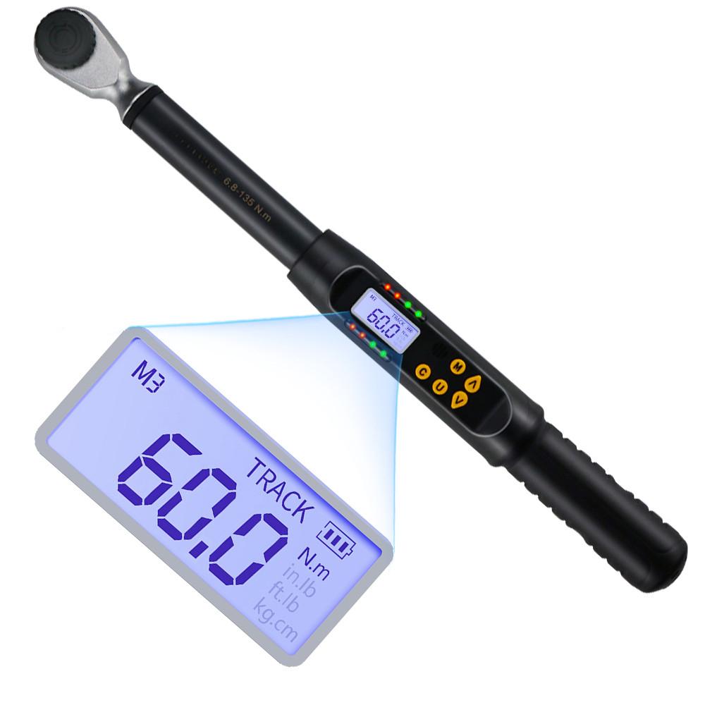 3/8" 1/2" Digital Torque Wrench Professional Adjustable High Accuracy Bike Car Bicycle Repair Torque Tool Key